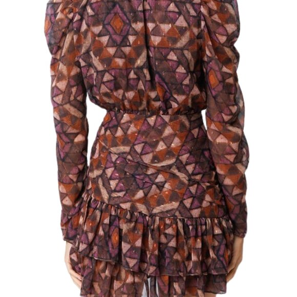 Olivaceous Tiered Ruffle Dress - Picture 2 of 5